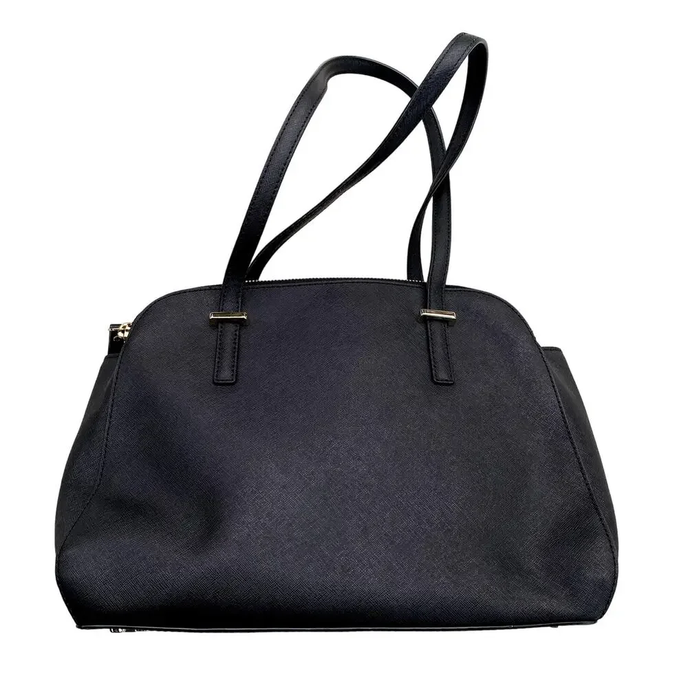 Kate Spade New York Cedar Street Leather Elissa Shoulder Tote Bag Black Small - Picture 16 of 16